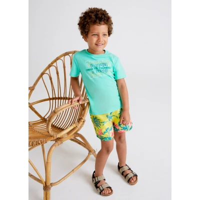 Μαγιό βερμούδα ECOFRIENDS tropical αγόρι Κίτρινο 22-03665-070