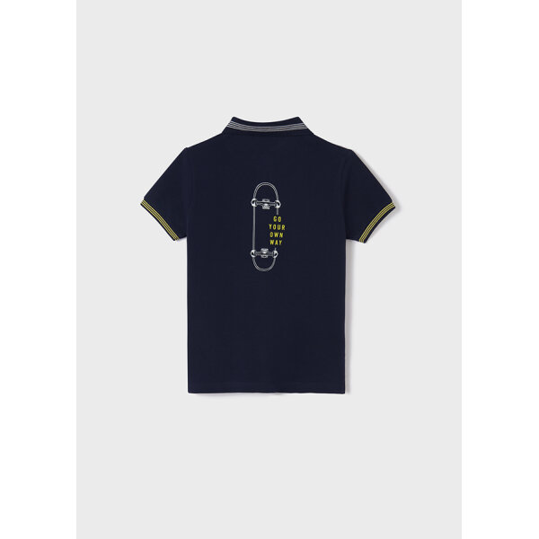 22-06103-057-L-5 Πόλο κοντομάνικο ECOFRIENDS αγόρι Μπλέ 22-06103-057 - Image 3