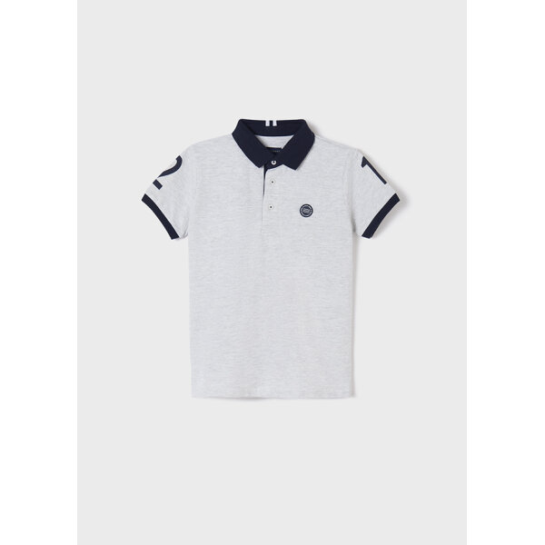 Πόλο κοντομάνικο ECOFRIENDS text αγόρι Γκρί 22-06109-019 - Image 2