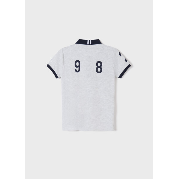 Πόλο κοντομάνικο ECOFRIENDS text αγόρι Γκρί 22-06109-019 - Image 3