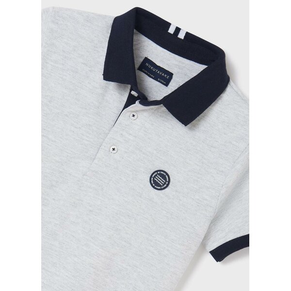 Πόλο κοντομάνικο ECOFRIENDS text αγόρι Γκρί 22-06109-019 - Image 4