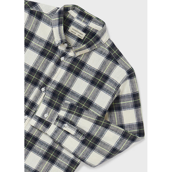 22-06117-051-M-6 Πουκάμισο μακρυμάνικο καρό ECOFRIENDS αγόρι 22-06117-051 - Image 4