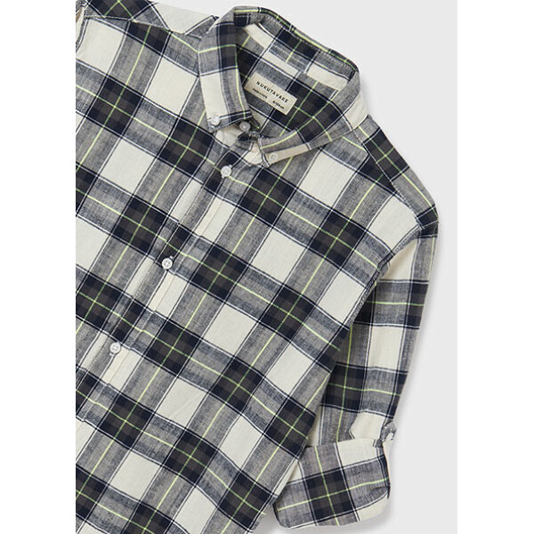 22-06117-051-M-7 Πουκάμισο μακρυμάνικο καρό ECOFRIENDS αγόρι 22-06117-051 - Image 5