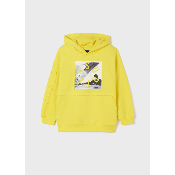 22-06402-056-L-4 Φούτερ ανάγλυφο μανίκι αγόρι Κίτρινο  22-06402-056 - Image 2