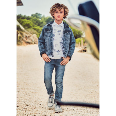 Παντελόνι μακρύ τζιν ECOFRIENDS slim fit αγόρι 22-06565-083