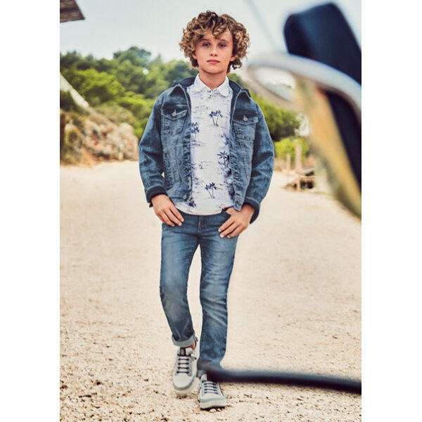 22-06565-083-M-2 Παντελόνι μακρύ τζιν ECOFRIENDS slim fit αγόρι 22-06565-083 - Image 1