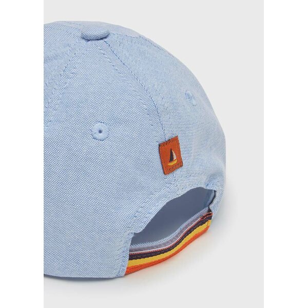 Καπέλο με γείσο ECOFRIENDS κέντημα baby αγόρι Γαλάζιο 22-10188-031 - Image 3