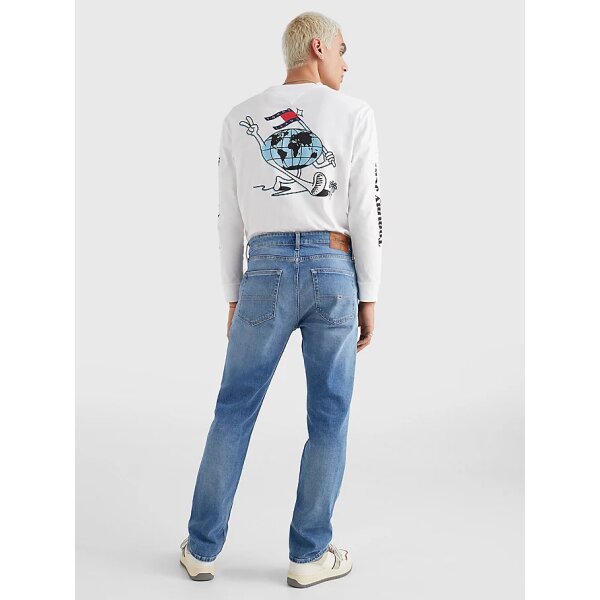 Ανδρικό Παντελόνι Τζιν Tommy Jeans DM12606 Μπλέ Ανοιχτό - Image 3
