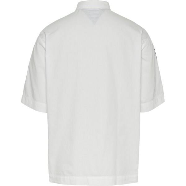 DM0DM12973YBR_B(1) Ανδρικό Πουκάμισο Κοντομάνικο Tommy Jeans DM12973 Λευκό - Image 2