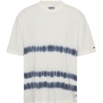 Ανδρική Μπλούζα Κοντομάνικη Ριγέ Tommy Jeans DM13064 Λευκό