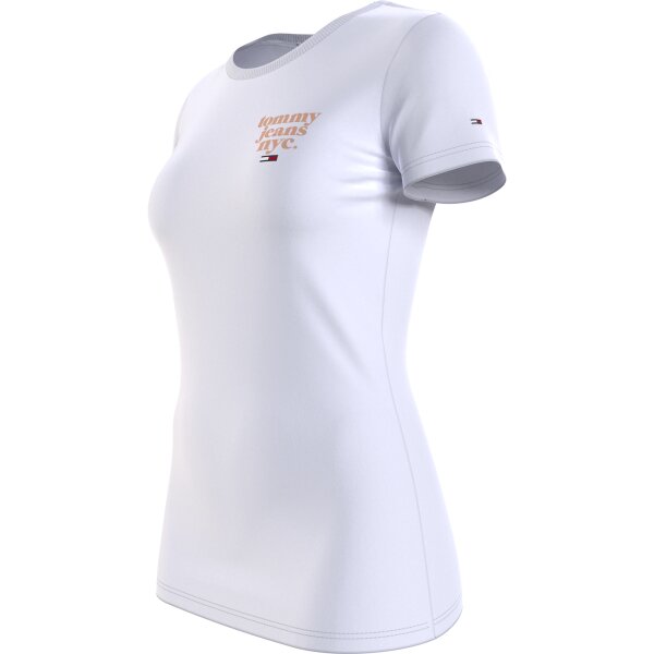 DW0DW12734YBR_D(1) ΓΥΝΑΙΚΕΙΑ ΜΠΛΟΥΖΑ TJW SKINNY ESSENTIAL LOGO 3 TOMMY JEANS DW0DW12734-YBR - Image 3