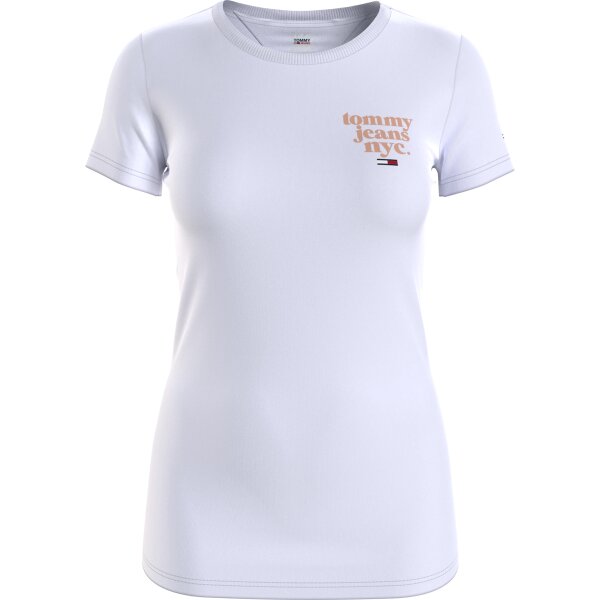 DW0DW12734YBR_F(1) ΓΥΝΑΙΚΕΙΑ ΜΠΛΟΥΖΑ TJW SKINNY ESSENTIAL LOGO 3 TOMMY JEANS DW0DW12734-YBR - Image 1