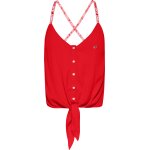 ΓΥΝΑΙΚΕΙΑ ΜΠΛΟΥΖΑ ΚΟΚΚΙΝΗ TJW ESSENTIAL STRAPPY TOMMY JEANS DW0DW12890
