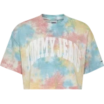 ΓΥΝΑΙΚΕΙΑ ΜΠΛΟΥΖΑ TJW OVRSZD CROP TIEDYE TOMMY JEANS DW0DW12931-0K6