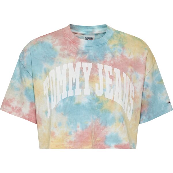 ΓΥΝΑΙΚΕΙΑ ΜΠΛΟΥΖΑ TJW OVRSZD CROP TIEDYE TOMMY JEANS DW0DW12931-0K6 - Image 1