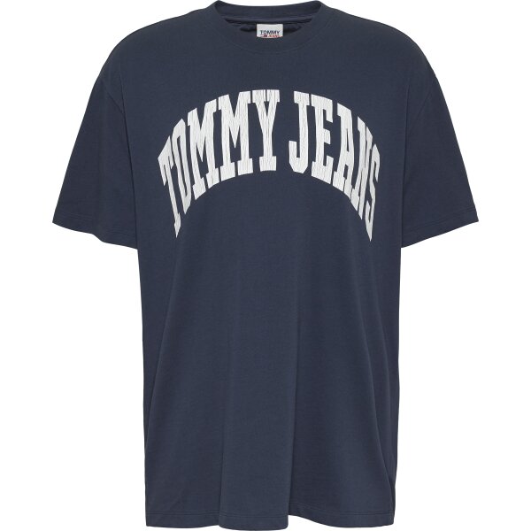 DW0DW13005C87_F ΓΥΝΑΙΚΕΙΑ ΜΠΛΟΥΖΑ TJW BOYFRIEND COLLEGE 1 TOMMY JEANS DW0DW13005 ΜΠΛΕ - Image 1