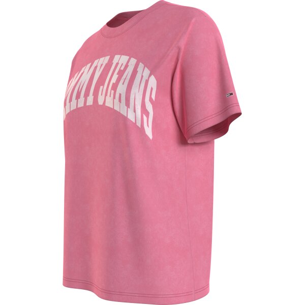 DW0DW13005TIJ_D - Αντιγραφή ΓΥΝΑΙΚΕΙΑ ΜΠΛΟΥΖΑ TJW BOYFRIEND COLLEGE 1 TOMMY JEANS DW0DW13005 ΡΟΖ - Image 3