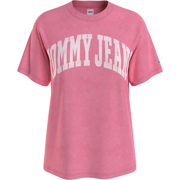 DW0DW13005TIJ_F - Αντιγραφή ΓΥΝΑΙΚΕΙΑ ΜΠΛΟΥΖΑ TJW BOYFRIEND COLLEGE 1 TOMMY JEANS DW0DW13005 ΡΟΖ - Image 1