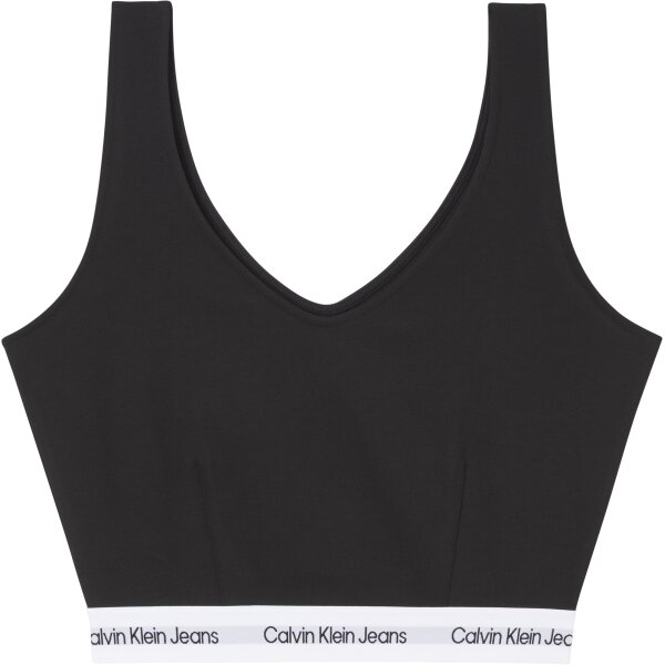 J20J218278BEH_F ΤΟΠ ΚΟΝΤΟ ΜΑΥΡΟ CALVIN KLEIN JEANS J20J218278 - Image 6