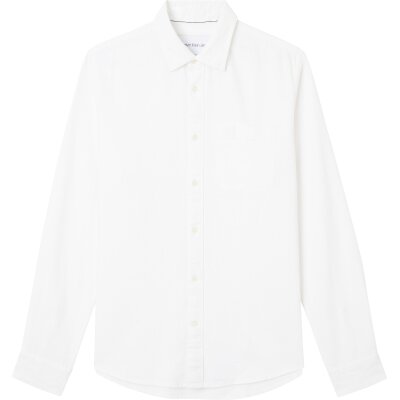 Ανδρικό Πουκάμισο Λινό Calvin Klein J30J320077 Λευκό