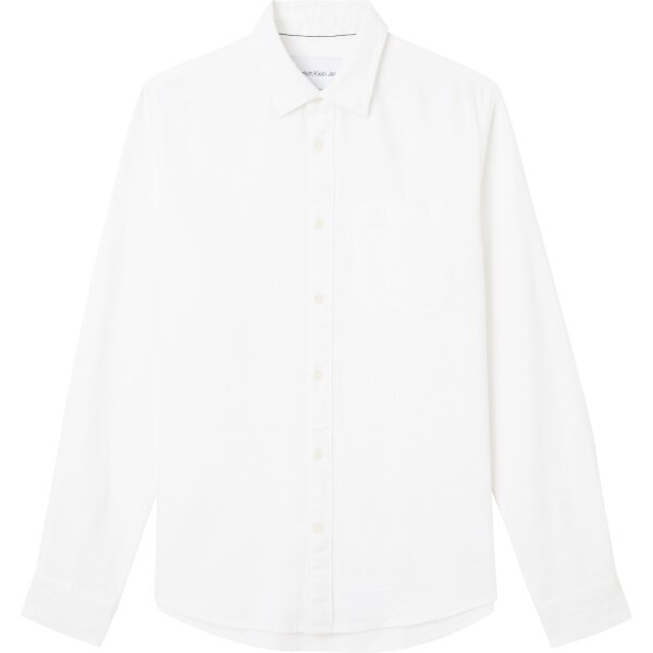 Ανδρικό Πουκάμισο Λινό Calvin Klein J30J320077 Λευκό - Image 1