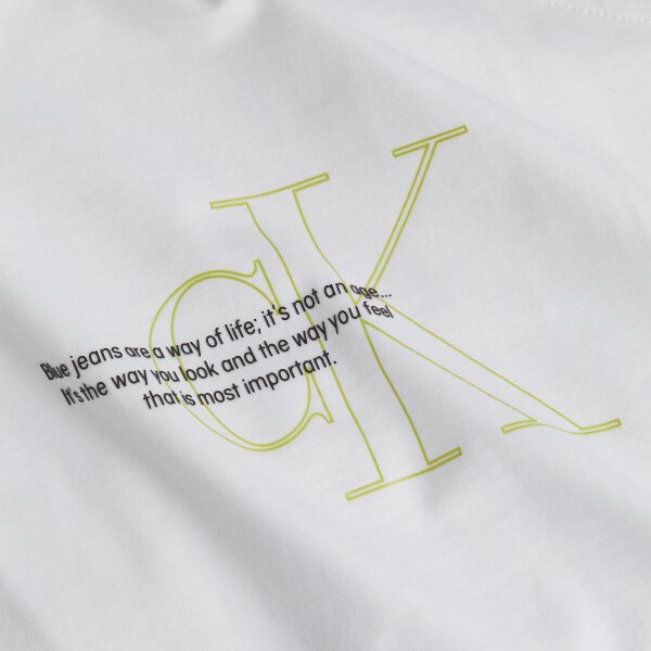 Ανδρική Μπλούζα Αμάνικη Calvin Klein J30J320205 Λευκό - Image 2