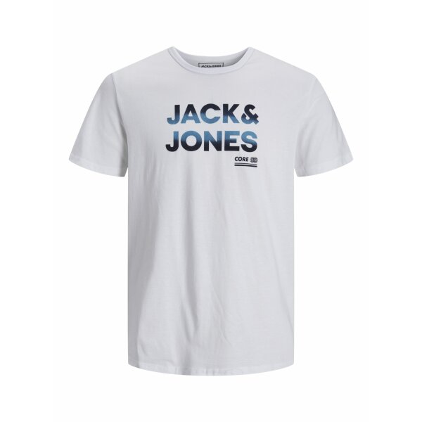 JACK&JONES_3900137_12211126 Ανδρική Μπλούζα Κοντομάνικη Plus Size Jack & Jones 12211126 Λευκό - Image 1