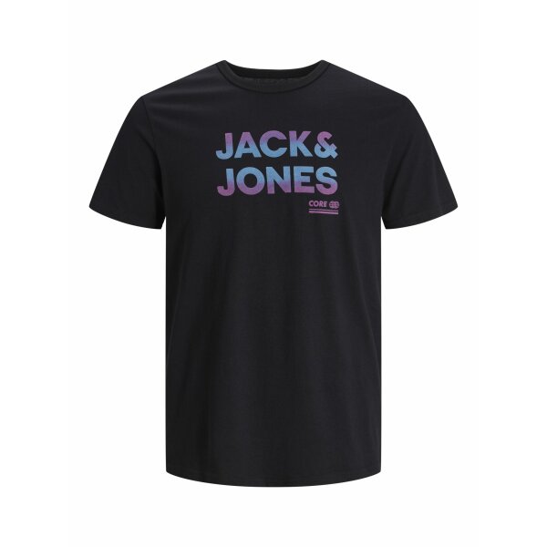 JACK&JONES_SpringSummer_3955645_12211126 Ανδρική Μπλούζα Κοντομάνικη Plus Size Jack & Jones 12211126 Μαύρο - Image 1