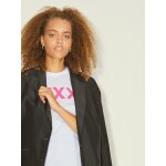 Γυναικείο T-Shirt JJXX 12206974 Logo Bright White/Rose - Image 5