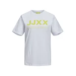 Γυναικείο T-Shirt JJXX 12206974 Logo Bright White/Yellow - Image 7