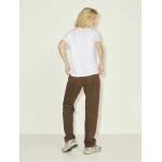 Γυναικείο T-Shirt JJXX 12206974 Logo Bright White/Yellow - Image 5