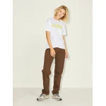 Γυναικείο T-Shirt JJXX 12206974 Logo Bright White/Yellow - Image 6