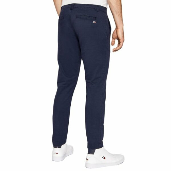 Ανδρικό Παντελόνι Βαμβακερό Tommy Jeans DM09595 Μπλέ - Image 3