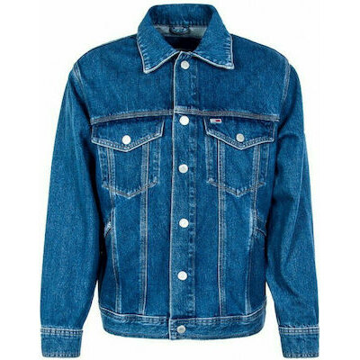 Ανδρικό Jacket Τζιν Tommy Jeans DM12750 Μπλέ - Emporio Shop