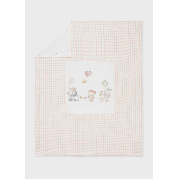 κουβερτα-ζωακια-ecofriends-baby_id_22-09086-064-L-5 Κουβέρτα  ECOFRIENDS Νεογέννητο Κορίτσι 22-09086-064 - Image 2