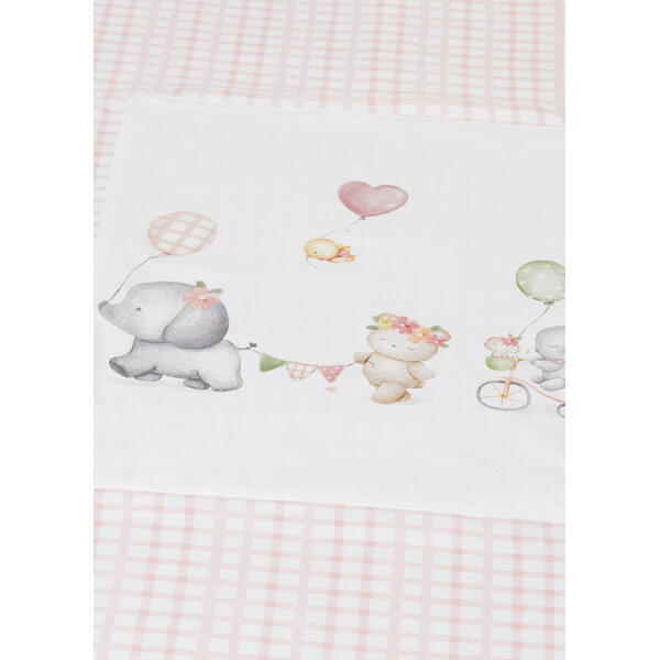 κουβερτα-ζωακια-ecofriends-baby_id_22-09086-064-L-6 Κουβέρτα  ECOFRIENDS Νεογέννητο Κορίτσι 22-09086-064 - Image 1