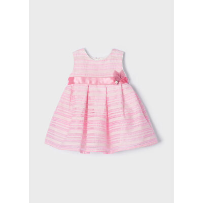 Φόρεμα Ριγέ Ρόζ baby κορίτσι 22-01903-037