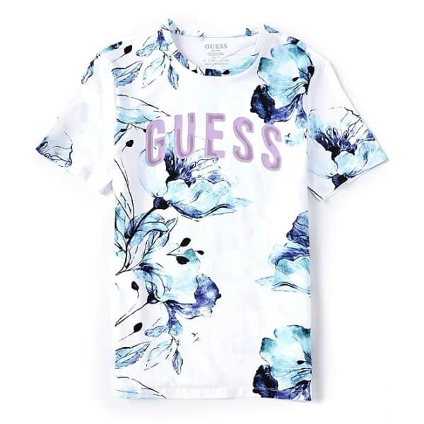 Ανδρική Μπλούζα GUESS PM2GI12J1311 NATT CN Λευκό - Image 1