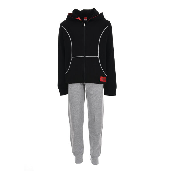 03-13927-01 Φόρμα Joyce μαύρο-γκρι με ζακέτα 13927 - Image 1