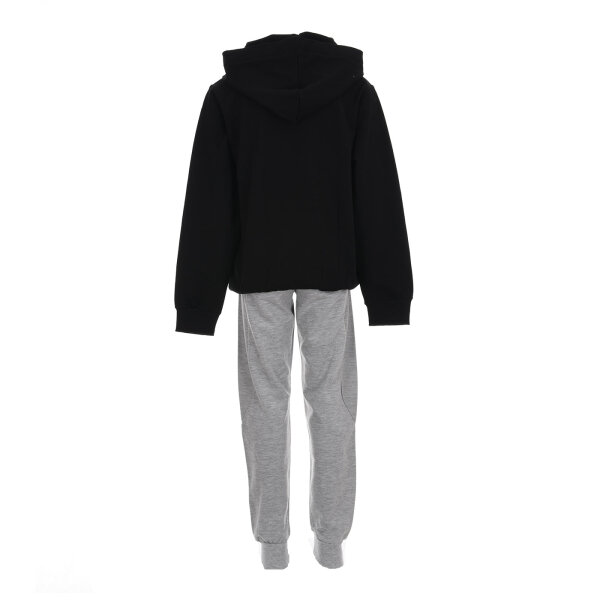 Φόρμα Joyce μαύρο-γκρι με ζακέτα 13927 - Image 3