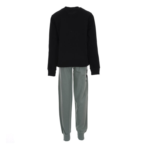 Φόρμα Joyce μαύρο-χακί ανοιξιάτικη "co-exist" 03-13933-02 - Image 2