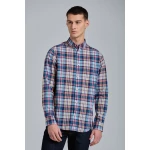 Ανδρικό Πουκάμισο GANT REG CHECK 3020370 Μπλέ