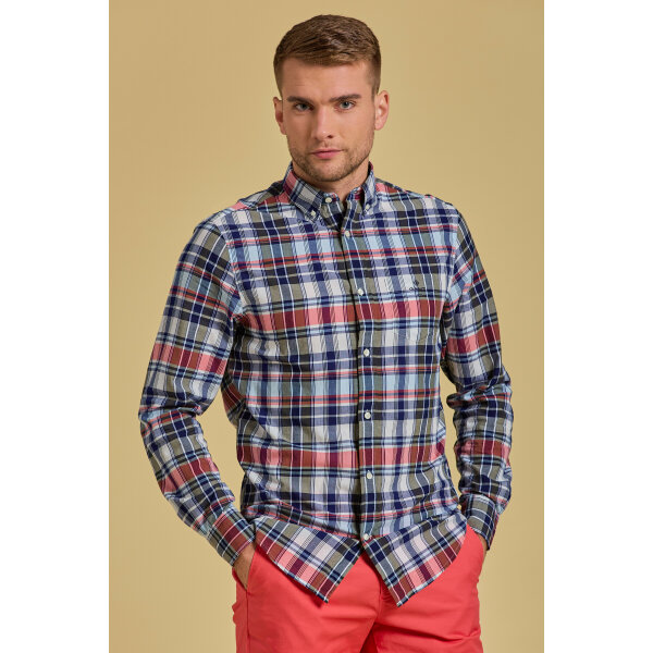 285501 Ανδρικό Πουκάμισο GANT REG MADRAS 3043030 Μπλέ - Image 1