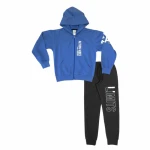 Σέτ Φόρμα Εποχιακή με Κουκούλα  Ζακέτα Αγόρι Μπλέ