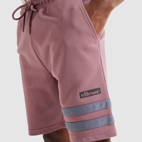 ELLESSE_MAIN_RANGE_SS22Q1_MENS_SHM14210_UNE_SHORT_LIGHT-PINK_ECOMM_D Ανδρική Βερμούδα Φούτερ ELLESSE UNE SHM14210 Ροζ - Image 4