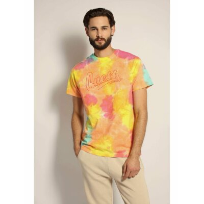 Ανδρική Μπλούζα GUESS SS TEE TIE DYE F2GI09I3Z Πολύχρωμο
