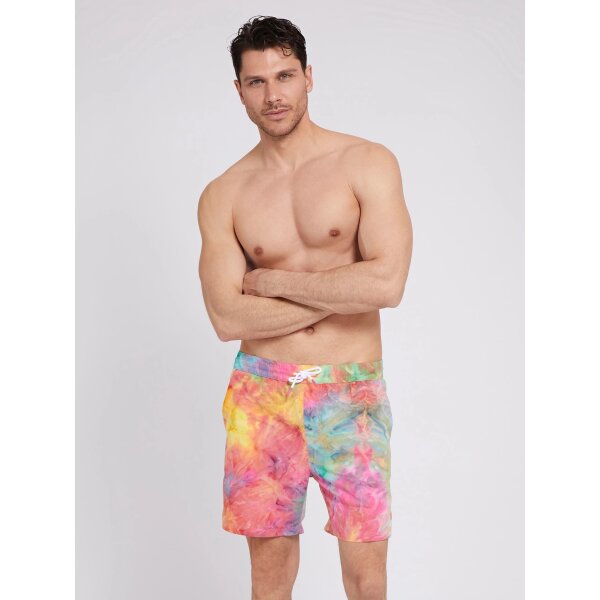 F2GT23WO07L-P02P Ανδρικό Μαγιό GUESS F2GT23WO07L WOVEN TIE DYE Πολύχρωμο - Image 2