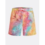 Ανδρικό Μαγιό GUESS F2GT23WO07L WOVEN TIE DYE Πολύχρωμο