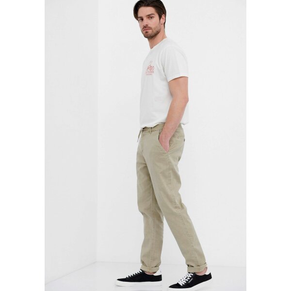 Ανδρικό Παντελόνι Λινό CHINO FUNKY BUDDHA FBM005-011-02 Μπέζ - Image 4