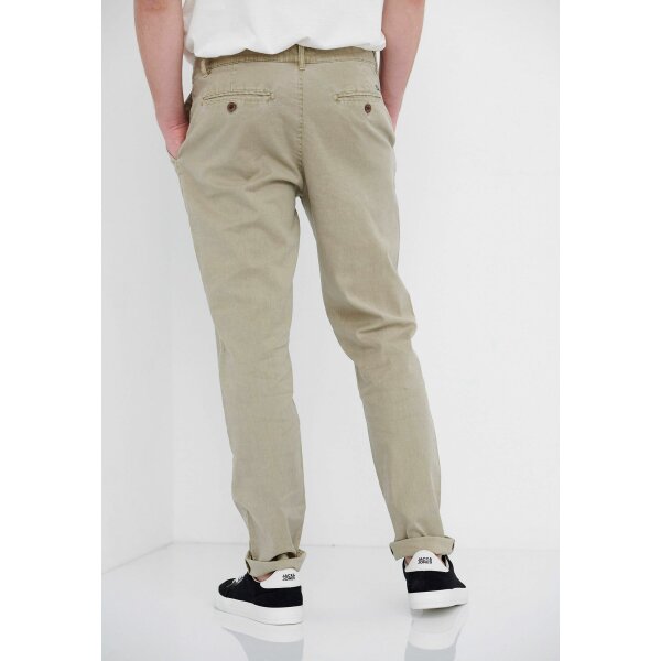 Ανδρικό Παντελόνι Λινό CHINO FUNKY BUDDHA FBM005-011-02 Μπέζ - Image 5